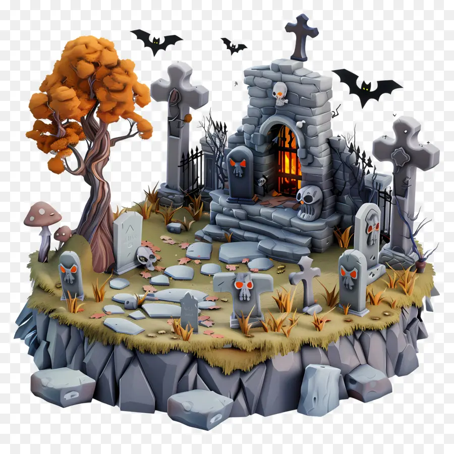 Cementerio De Halloween，Cementerio PNG