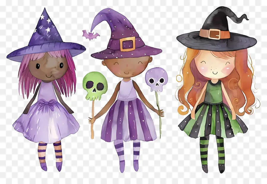 Niños De Halloween，Niños Con Disfraces De Halloween PNG