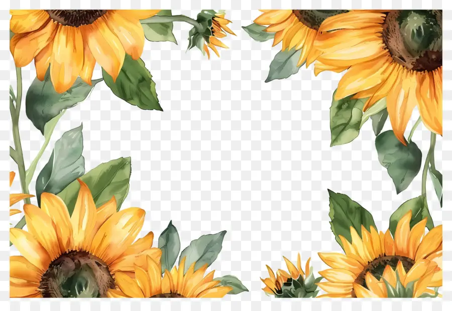 Marco De Girasoles，Girasoles PNG