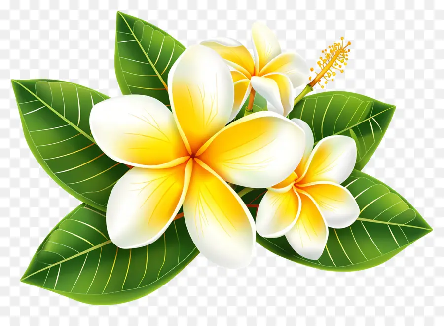 Flor Frangipani，Flores De Plumeria PNG