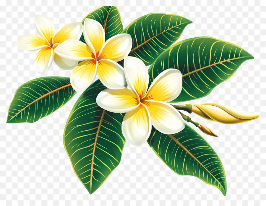 Flor Frangipani，Flores De Plumeria PNG