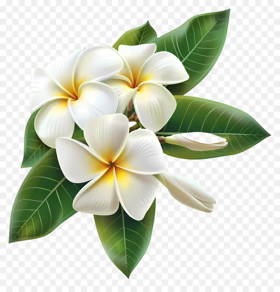 Flor Frangipani，Flores De Plumeria PNG