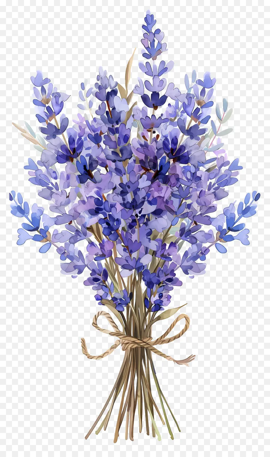 Flores De Lavanda，Ramo De Lavanda PNG