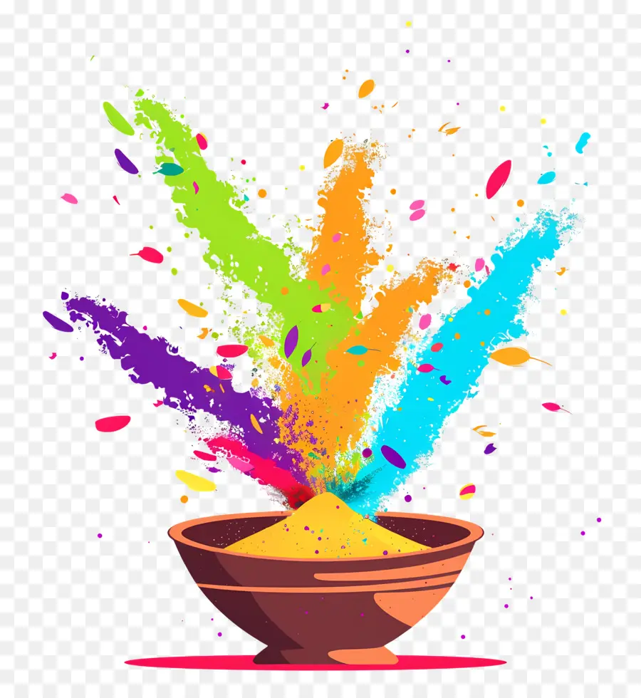 Fondo Holi，Polvo Colorido PNG