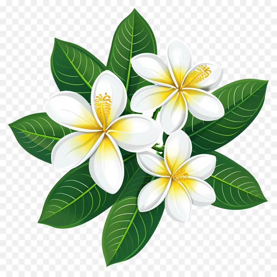 Flor Frangipani，Flores De Plumeria PNG