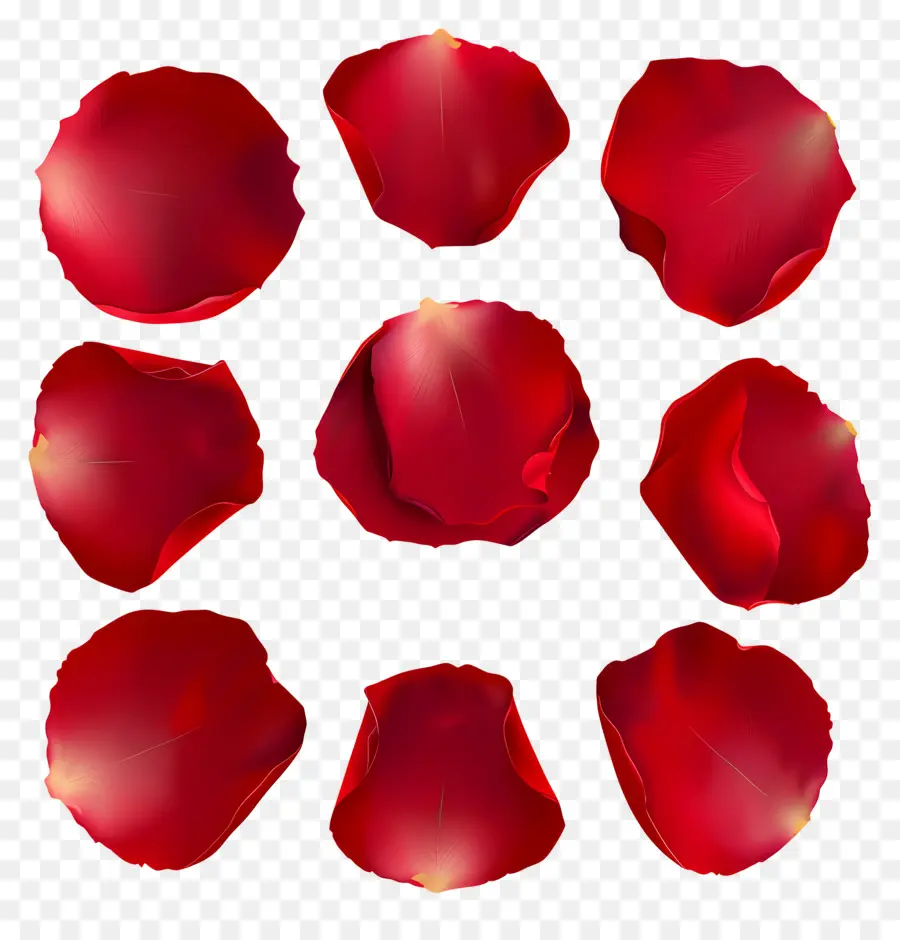 Pétalos De Flores，Pétalos Rojos PNG