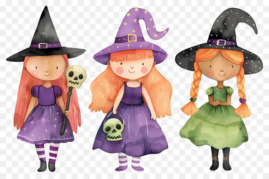 Niños De Halloween，Niños Con Disfraces De Halloween PNG