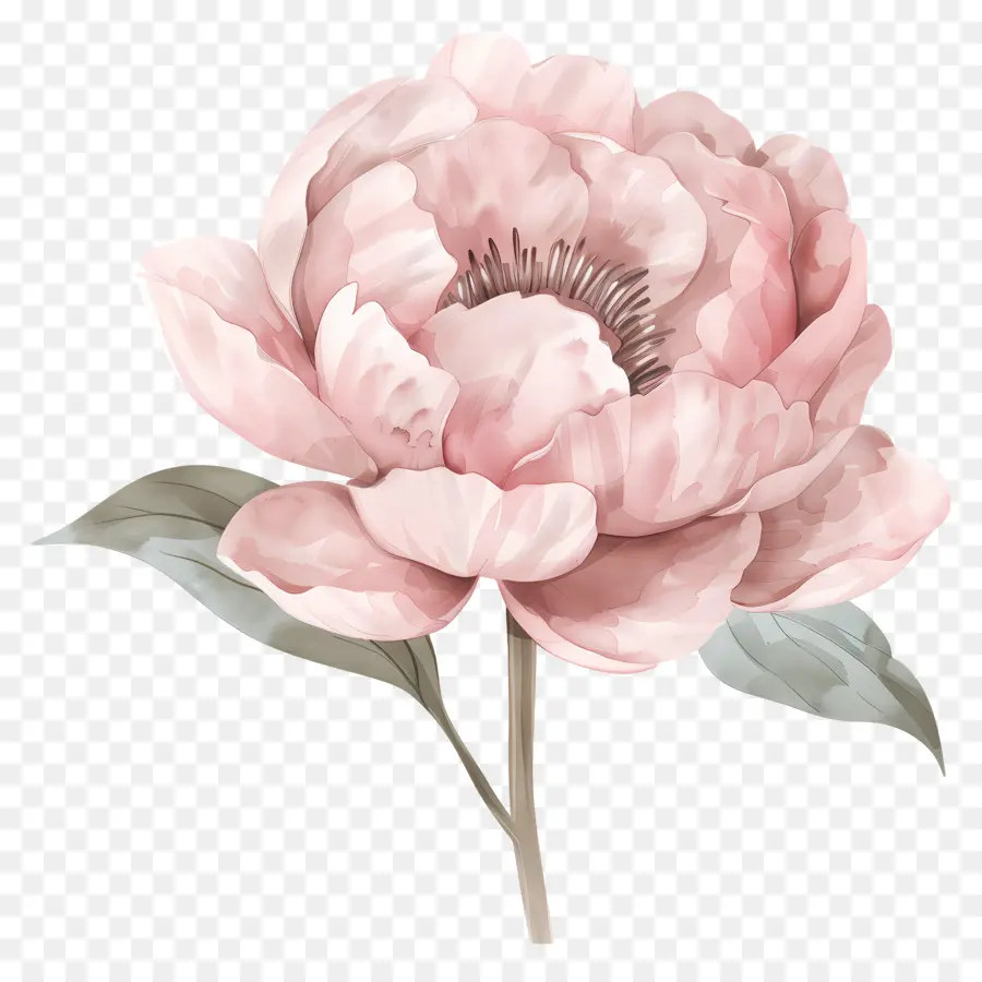 Flor De Peonía，Flor Rosa PNG