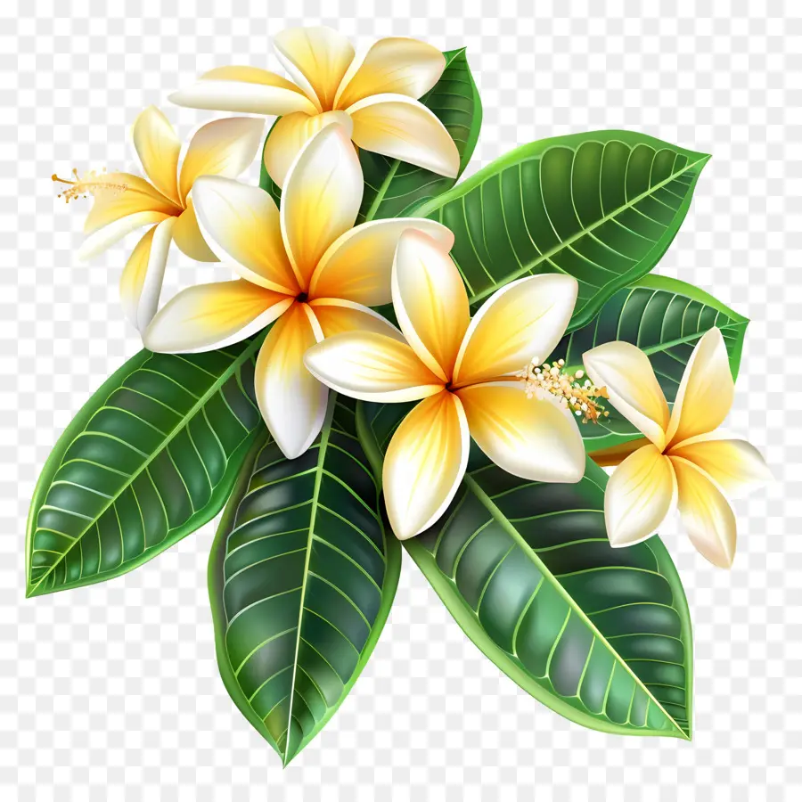 Flor Frangipani，Flores De Plumeria PNG