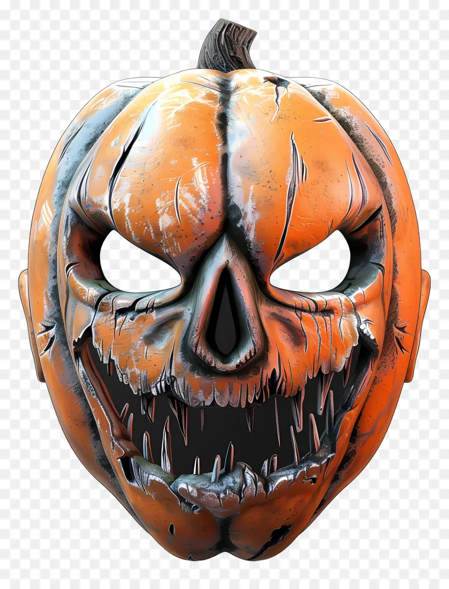 Máscara De Halloween，Máscara De Calabaza PNG