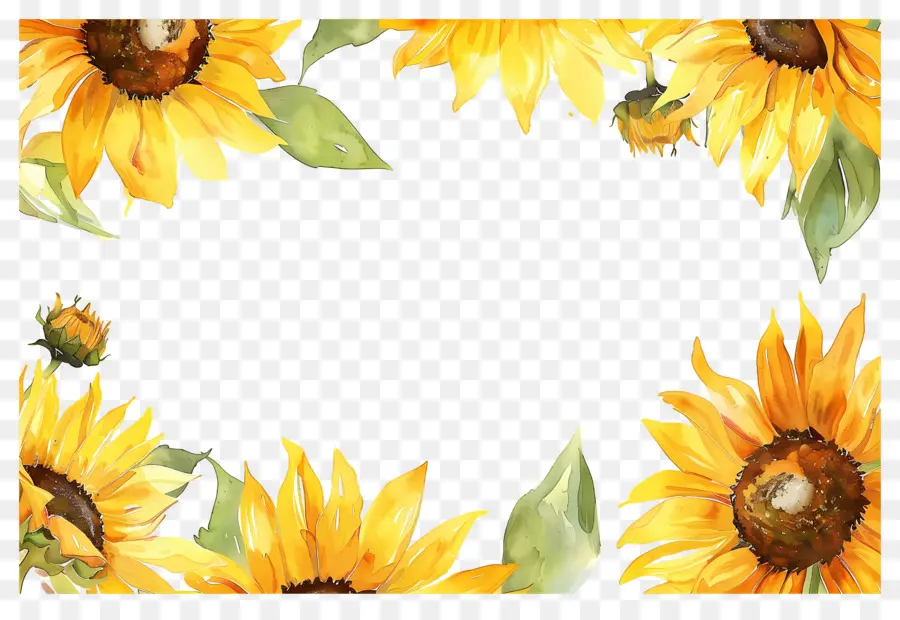 Marco De Girasoles，Girasoles PNG