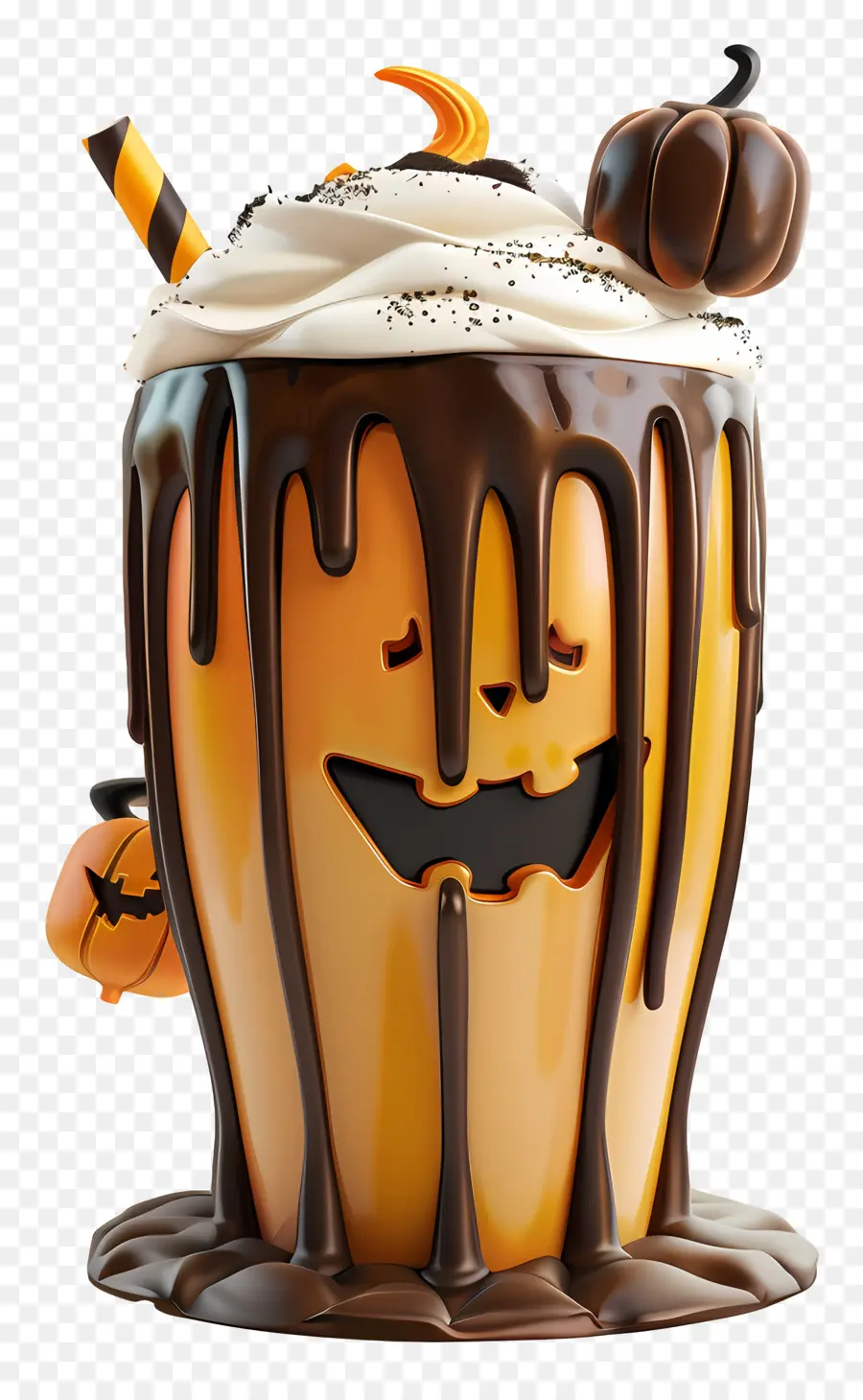 Batido De Halloween，Calabaza PNG