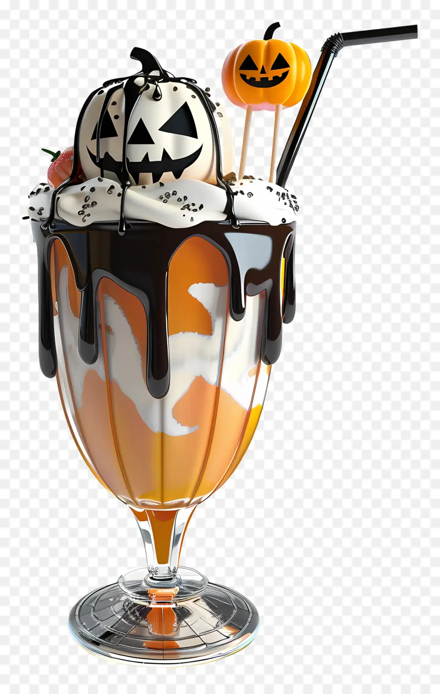 Batido De Halloween，Batido De Calabaza PNG