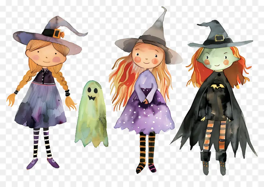 Niños De Halloween，Niños Con Disfraces De Halloween PNG