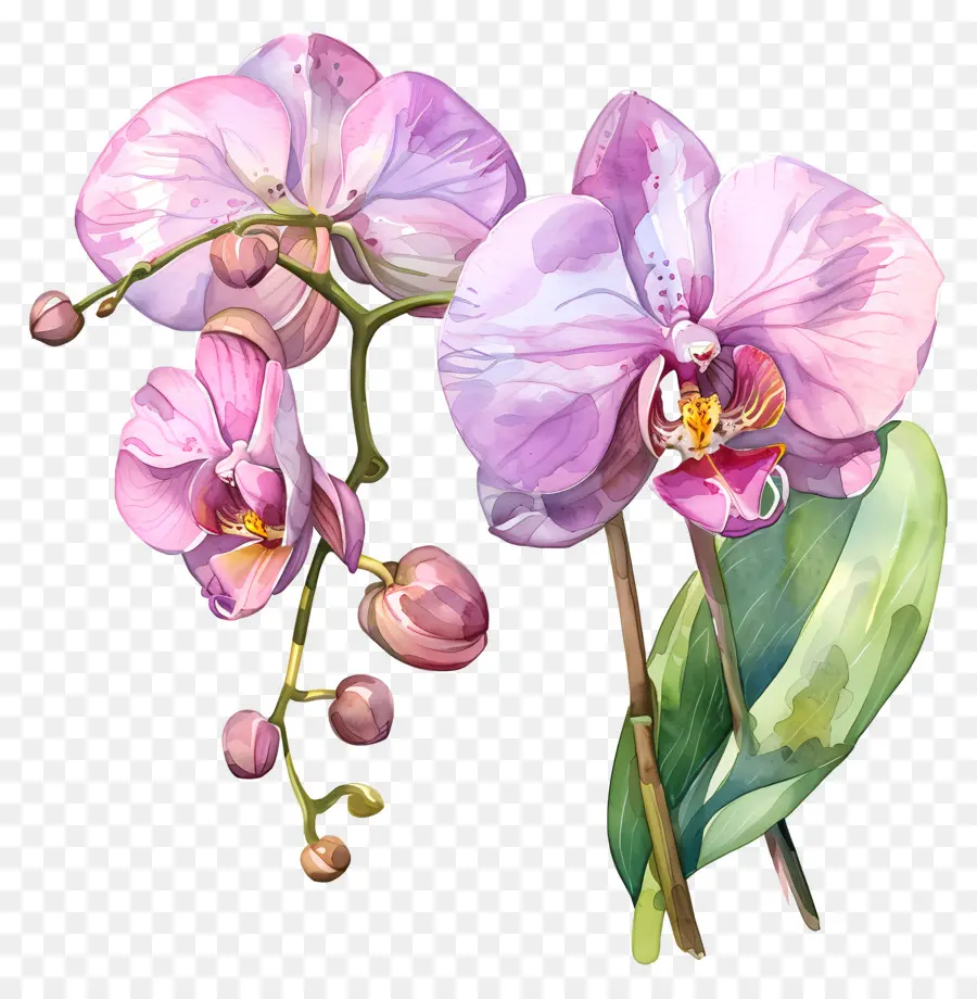 Flor De Orquídea，Orquídeas PNG