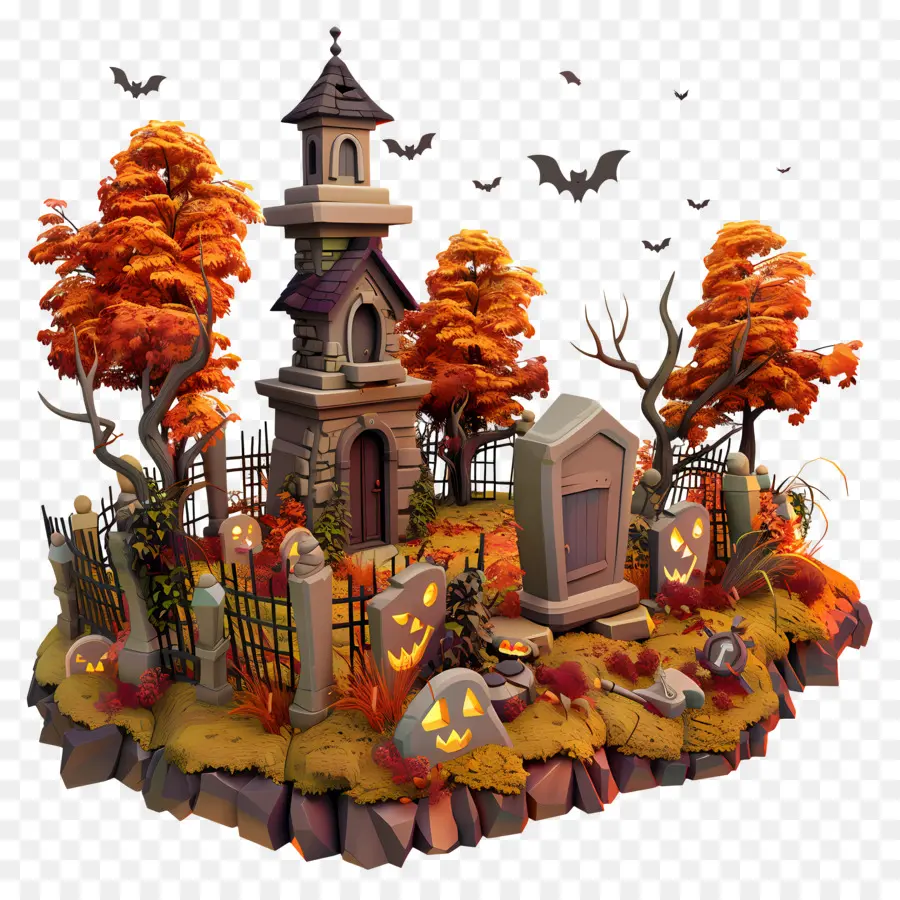 Cementerio De Halloween，Cementerio PNG