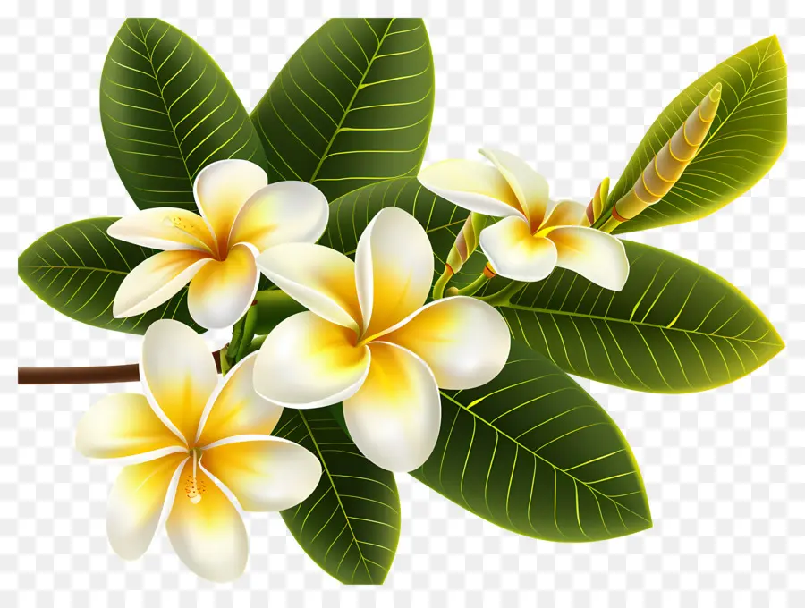 Flor Frangipani，Flores De Plumeria PNG