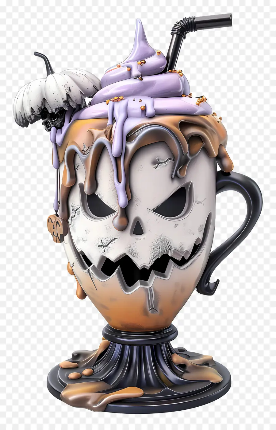 Batido De Halloween，Taza De Halloween PNG