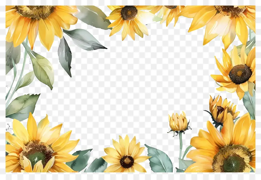 Marco De Girasoles，Girasoles PNG