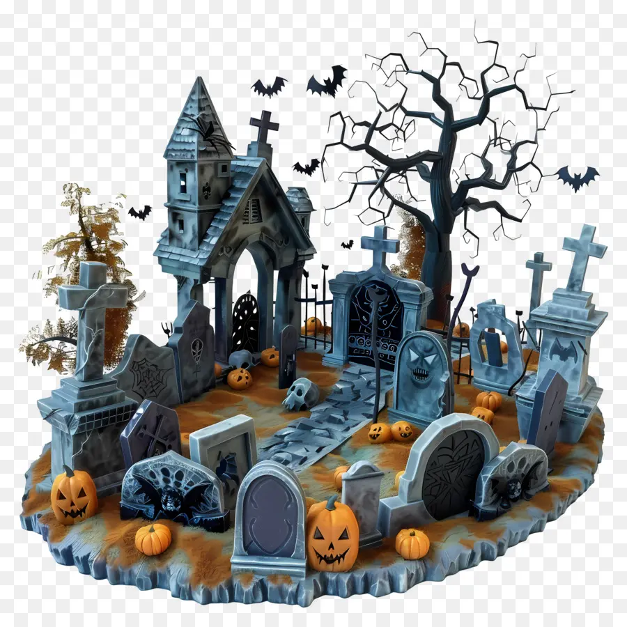 Cementerio De Halloween，Cementerio PNG