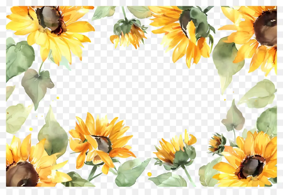 Marco De Girasoles，Girasoles PNG