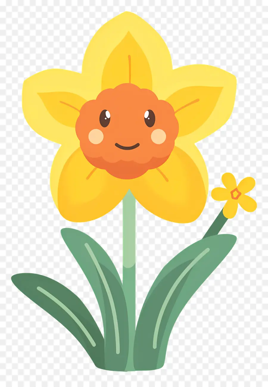 Flor Emoji，Narciso Sonriente PNG