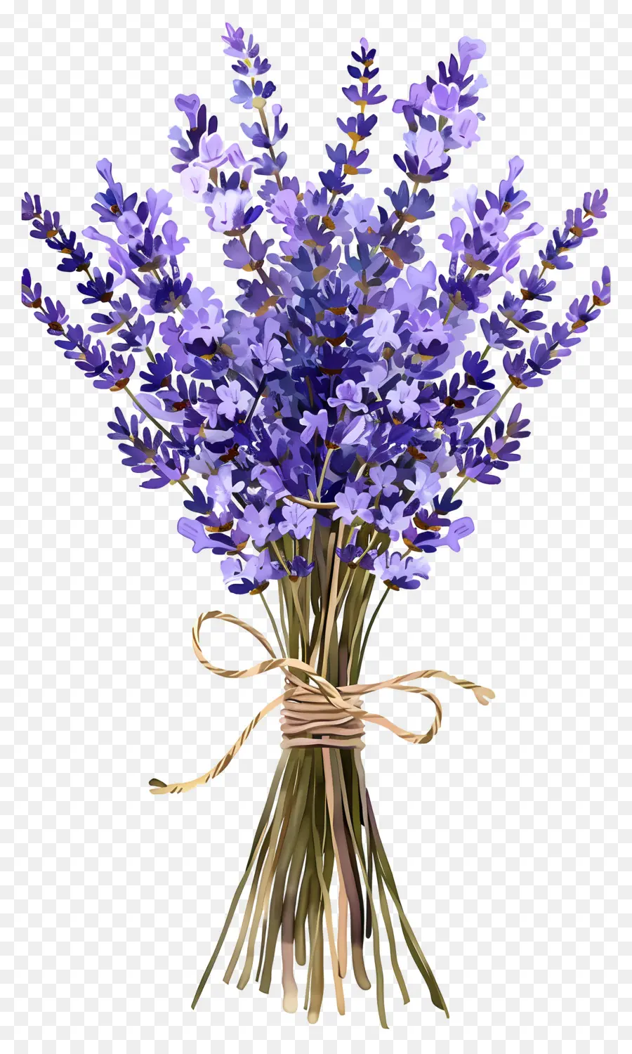 Flores De Lavanda，Ramo De Lavanda PNG