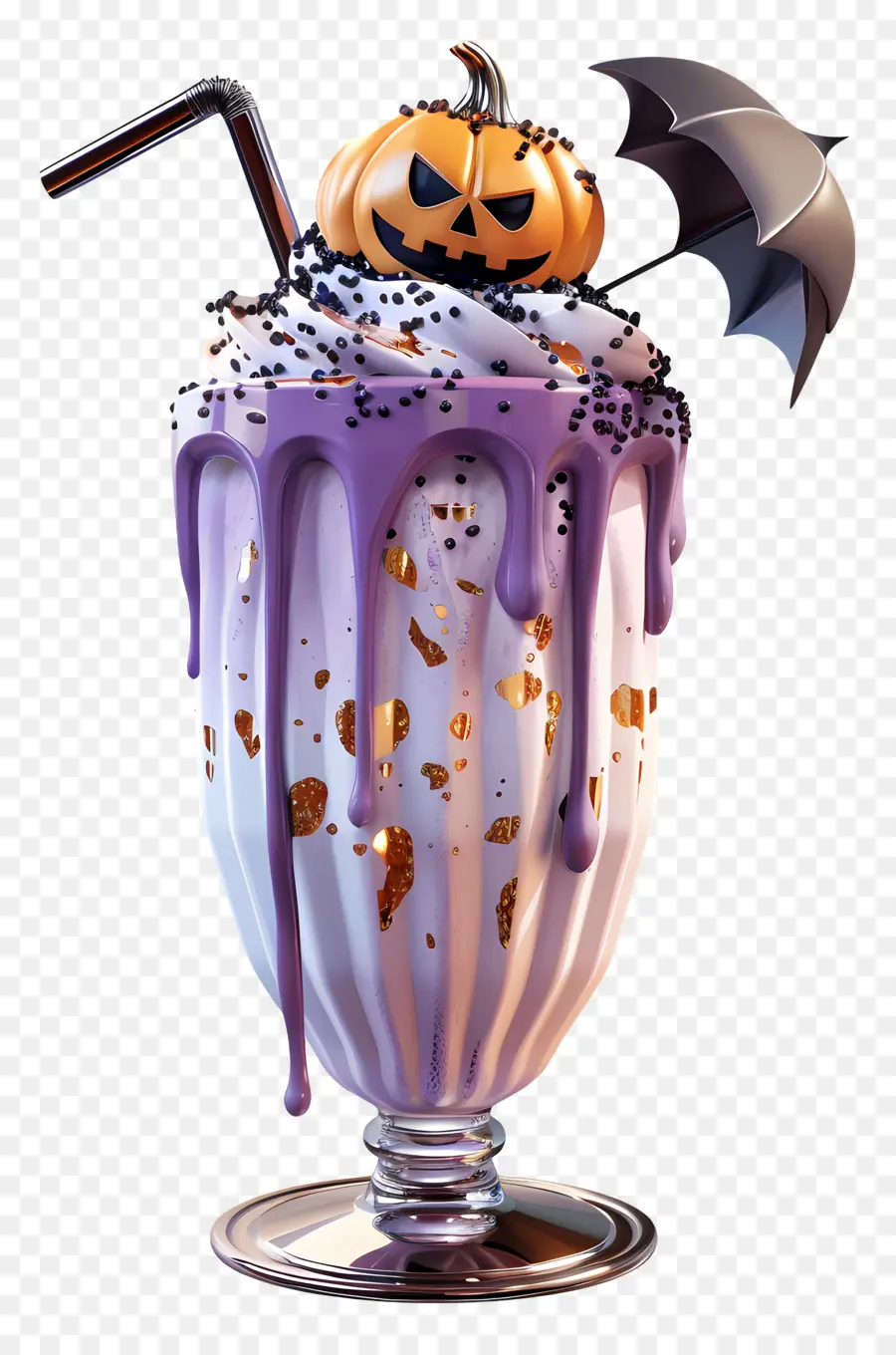 Batido De Halloween，Batido De Calabaza PNG