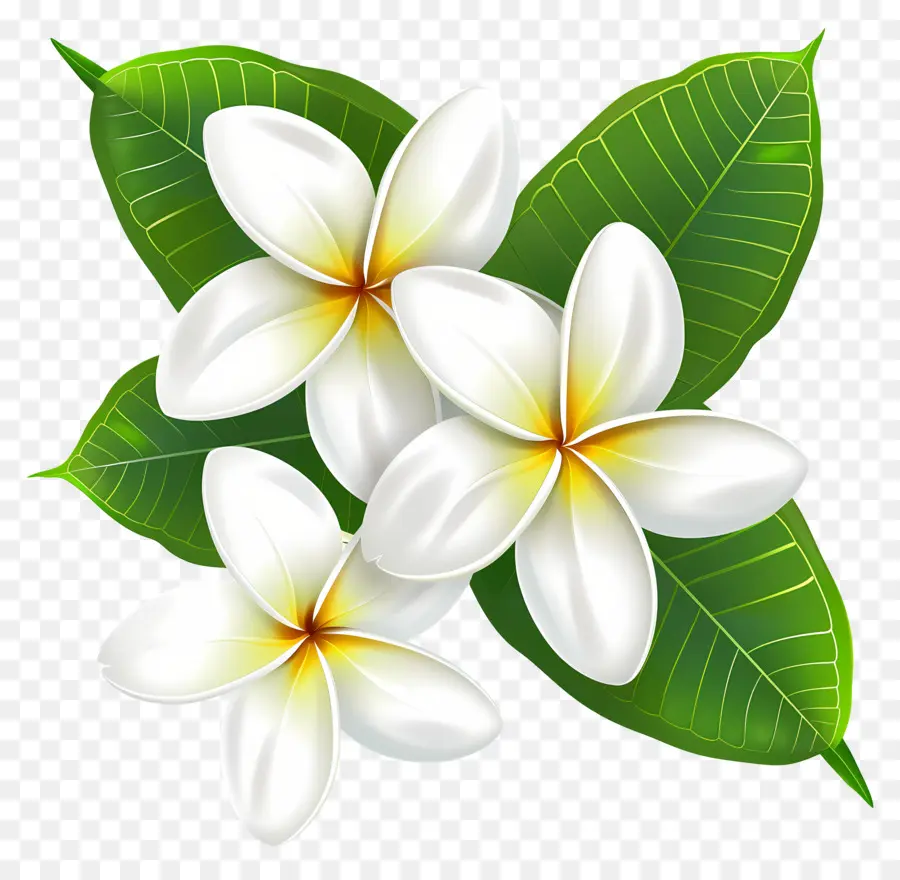 Flor Frangipani，Ramo De Plumeria PNG