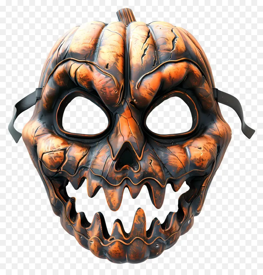 Máscara De Halloween，Máscara De Calabaza PNG