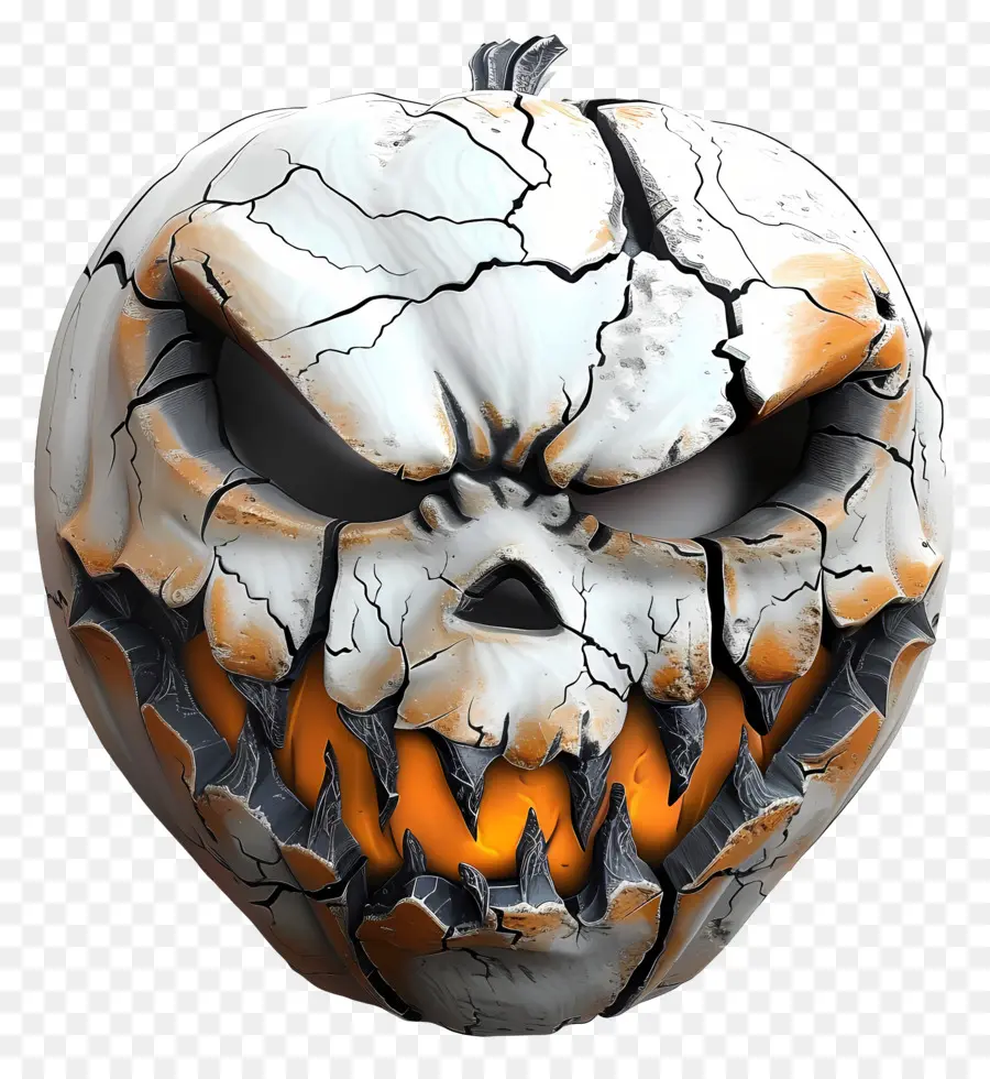 Máscara De Halloween，Máscara De Calabaza Blanca PNG