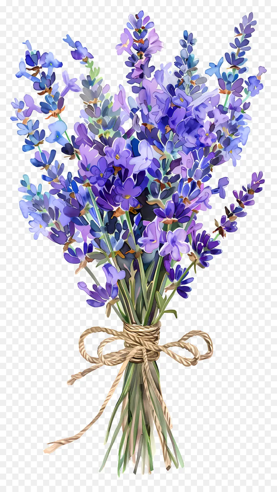 Flores De Lavanda，Ramo De Lavanda PNG