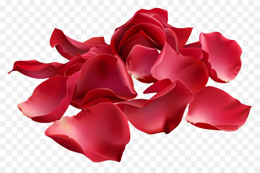 Pétalos De Flores，Pétalos Rojos PNG