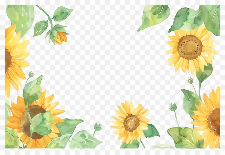 Marco De Girasoles，Girasoles PNG