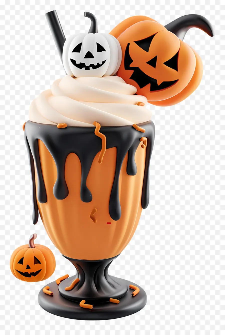 Batido De Halloween，Calabaza PNG