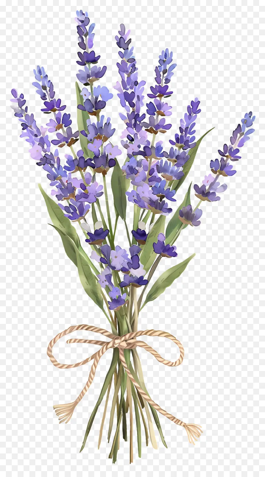 Flores De Lavanda，Ramo De Lavanda PNG