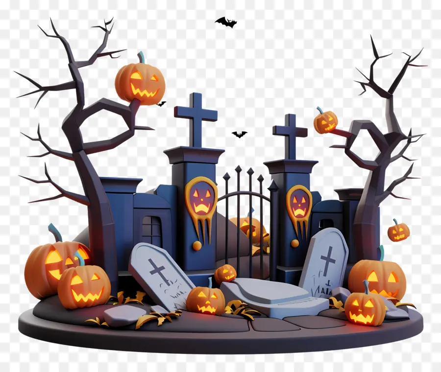 Cementerio De Halloween，Cementerio PNG