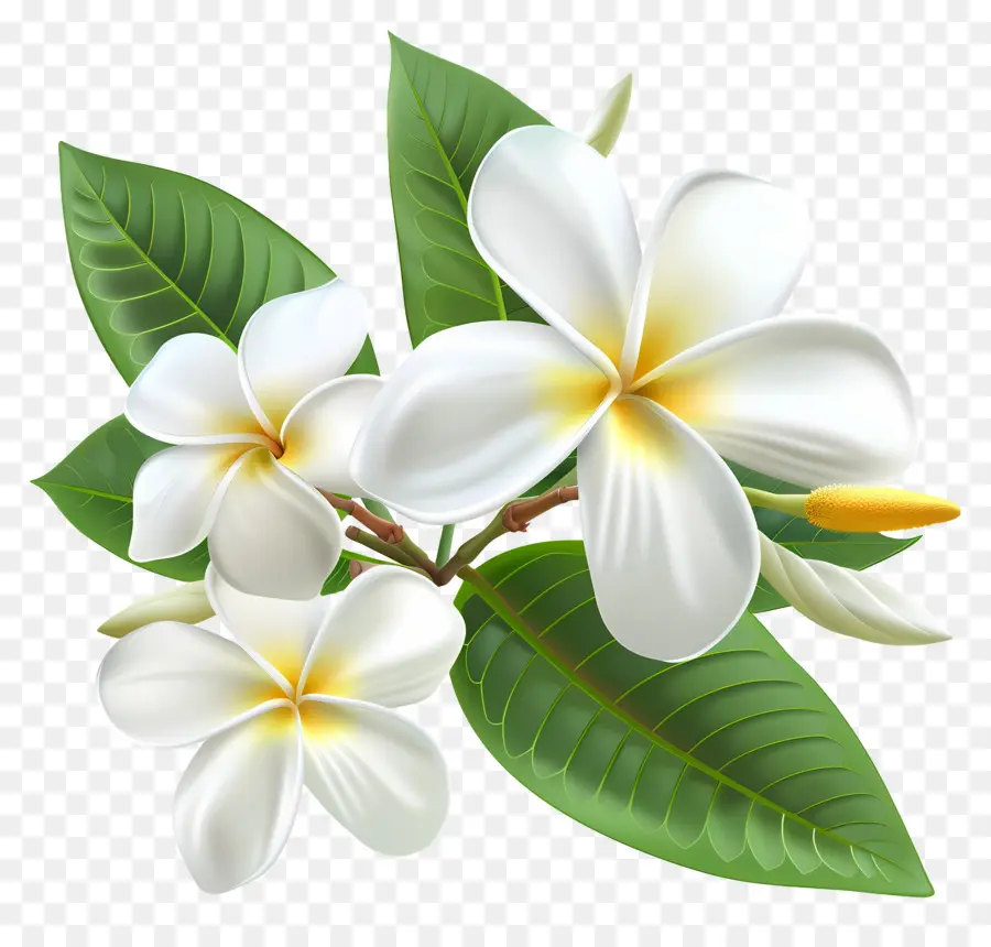 Flor Frangipani，Flores De Plumeria PNG