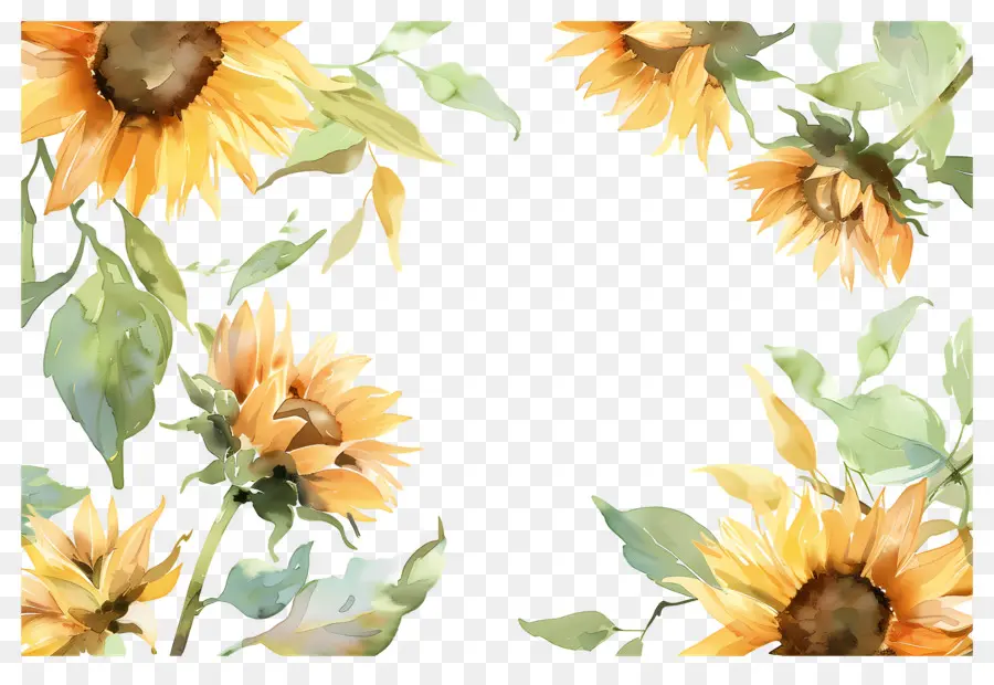 Marco De Girasoles，Girasoles PNG