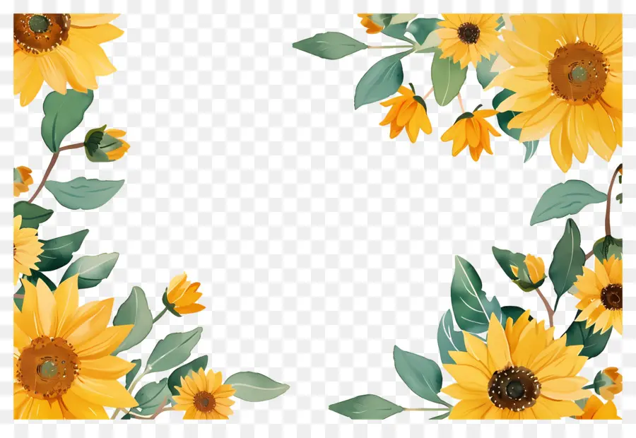 Marco De Girasoles，Girasoles PNG