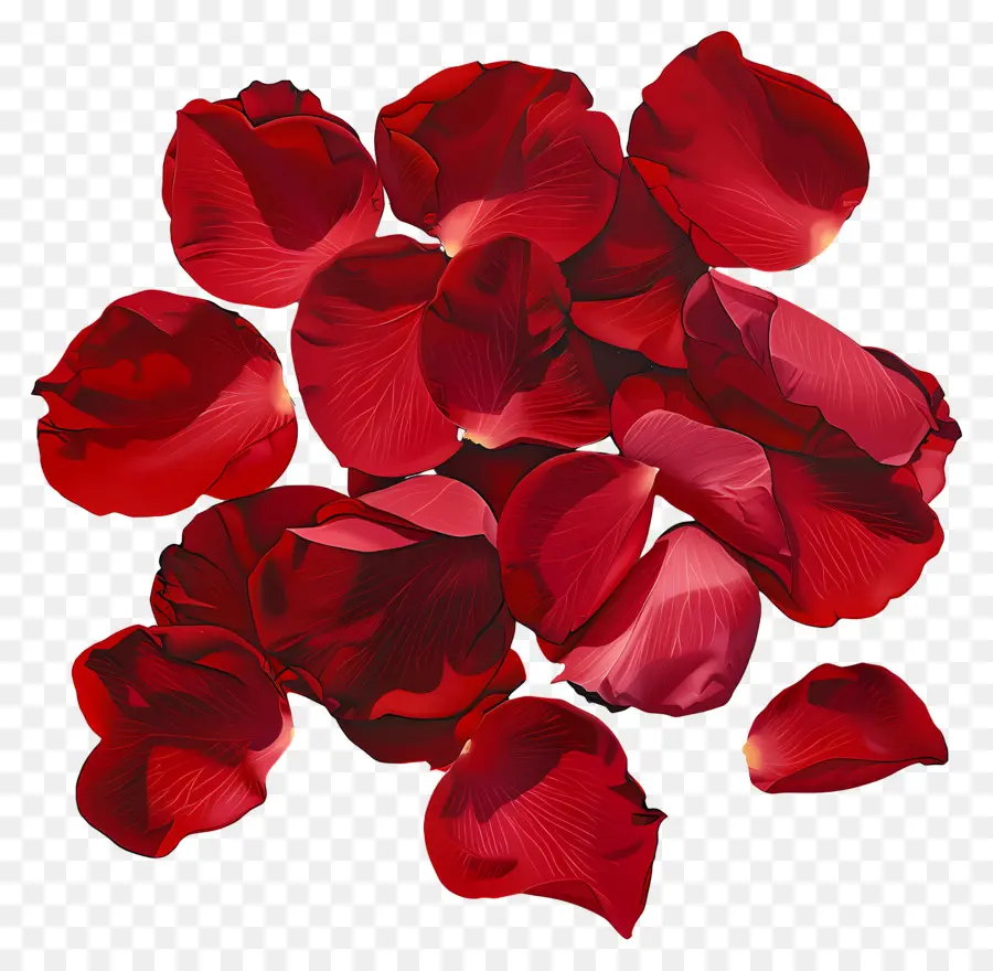 Pétalos De Flores，Pétalos Rojos PNG