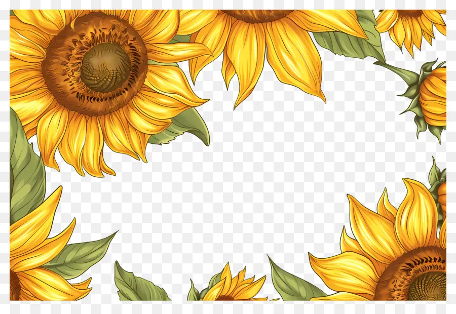 Marco De Girasoles，Girasoles PNG