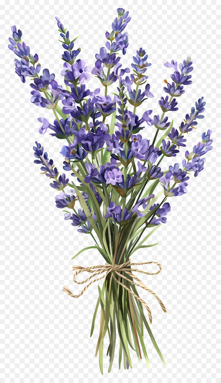 Flores De Lavanda，Ramo De Lavanda PNG