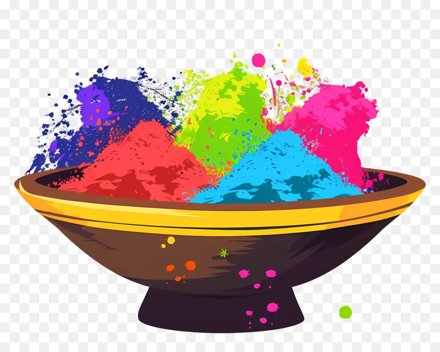 Fondo Holi，Polvos Coloridos PNG