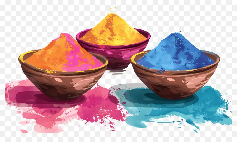 Fondo Holi，Polvos Coloridos PNG