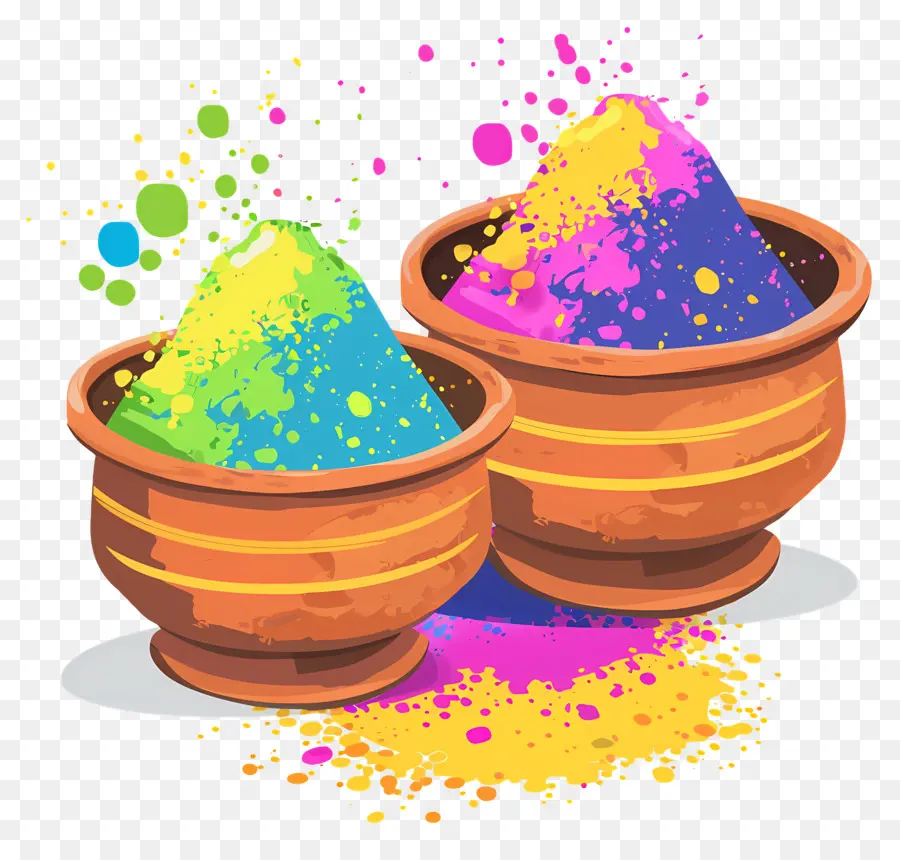 Fondo Holi，Polvos Coloridos PNG