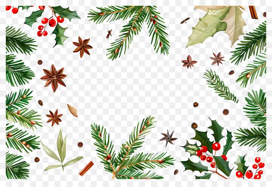 Fondo De Navidad，Frontera De Navidad PNG