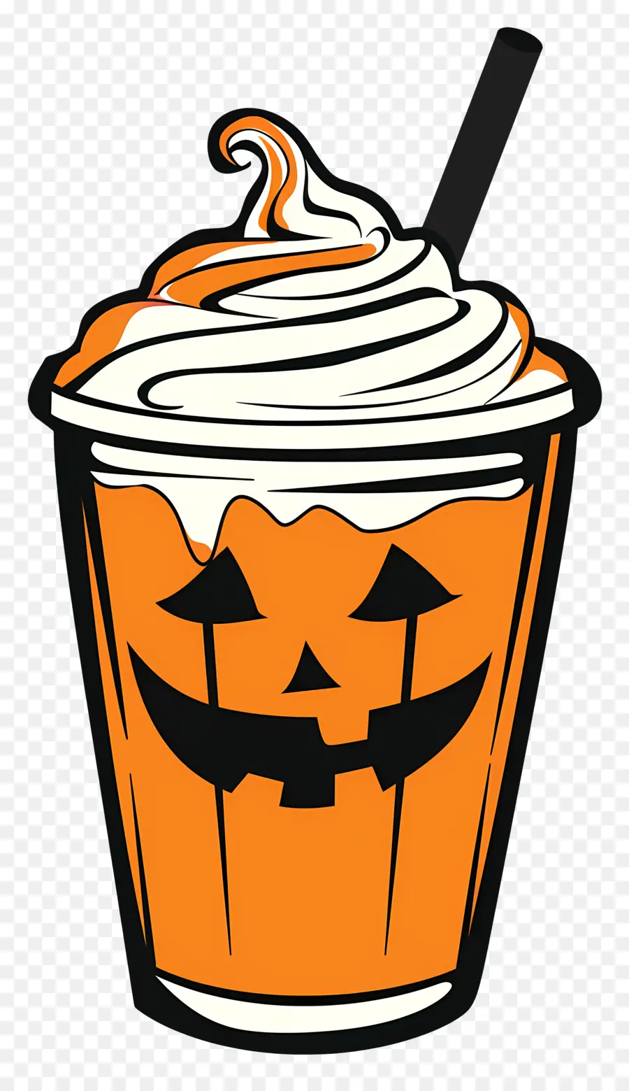 Batido De Halloween，Café Con Leche De Calabaza PNG