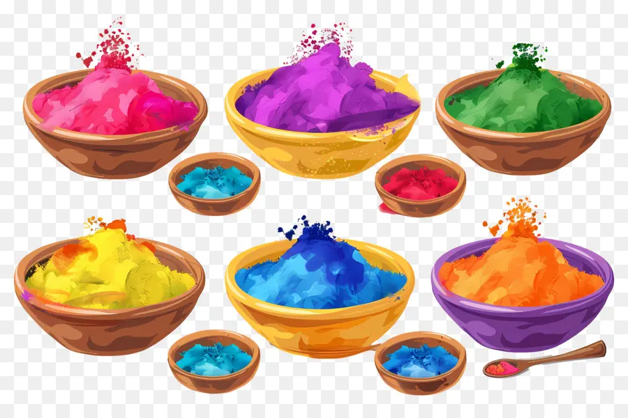 Fondo Holi，Polvo Colorido PNG