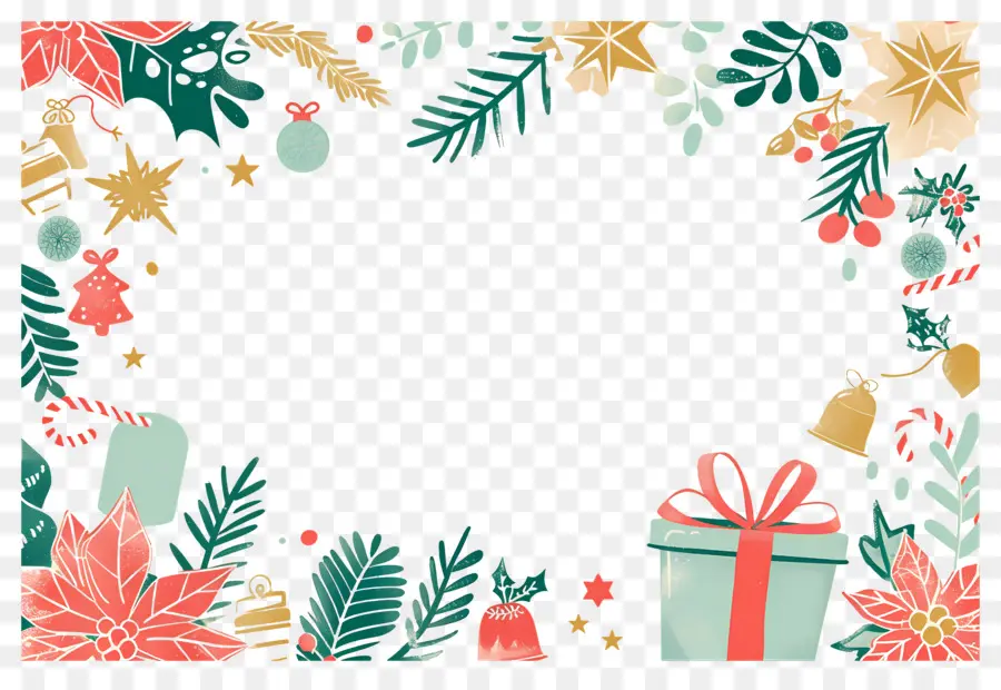 Fondo De Navidad，Frontera De Navidad PNG